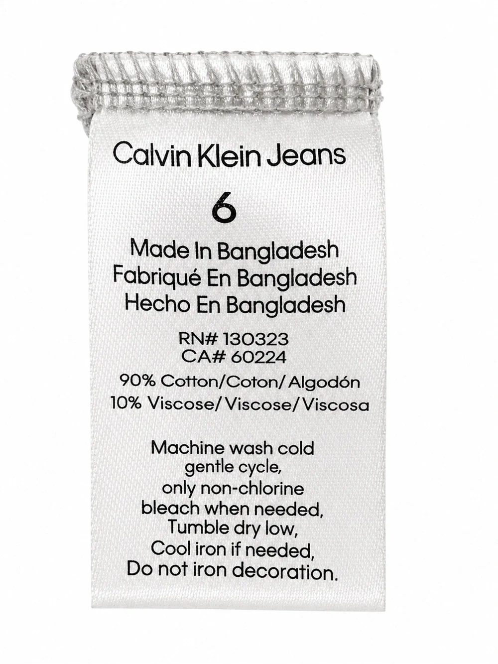 Calvin Klein Jeans Gray Polo with Pink CK Logo